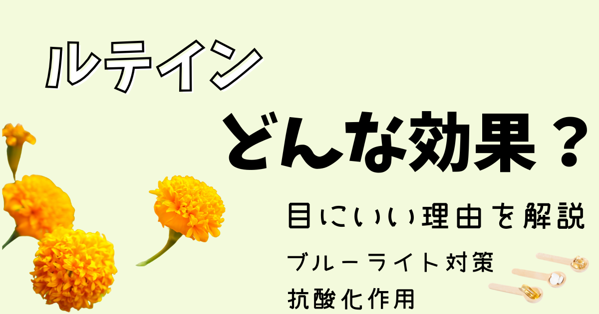ルテインの効果とは？目にいいと言われる理由をわかりやすく解説. ブルーライト対策。抗酸化作用